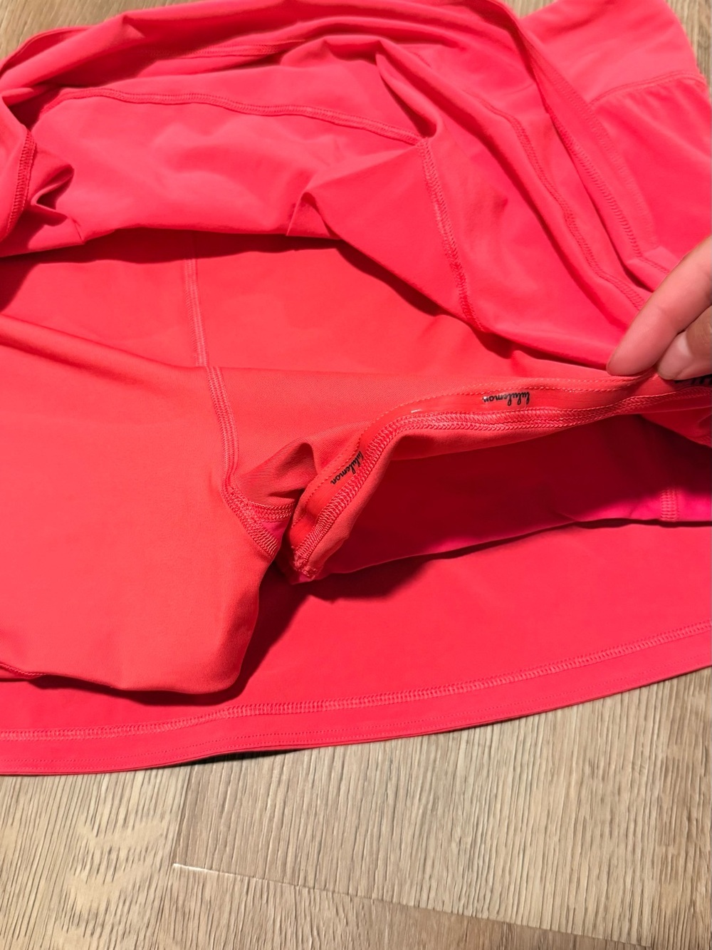 lululemon athletica Coral Pink Flared Athletic Skirt - Picture 4 of 4